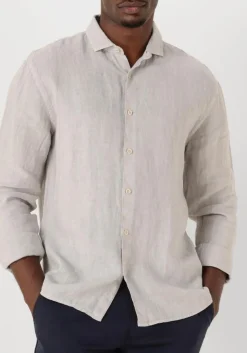 THE GOODPEOPLE lichtgrijze casual overhemd soho lichtgrijs Online