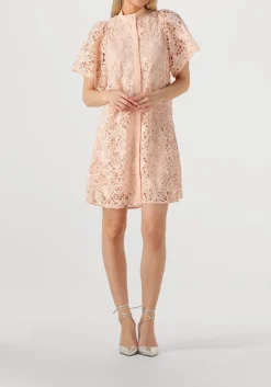 BRUUNS BAZAAR midi jurk philly dress lichtroze Sale