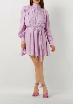 NOTRE-V mini jurk nv-danton pearl dress lila Hot