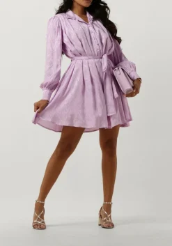 NOTRE-V mini jurk nv-danton pearl dress lila Hot