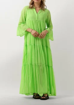 DEVOTION maxi jurk manousia lime Discount