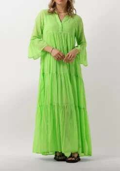 DEVOTION maxi jurk manousia lime Discount