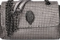 KURT GEIGER LONDON schoudertas kensington chainmail metallic Hot