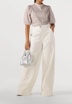 SUMMUM top short sleeve top soft lurex jersey metallic New