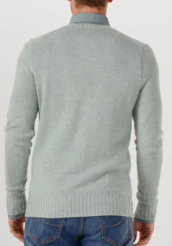 LEURINK KNIT trui rifredo o-neck mint New