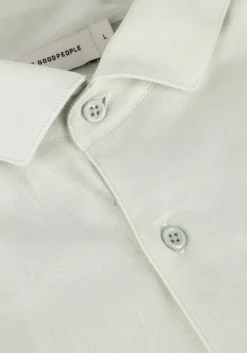 THE GOODPEOPLE casual overhemd stirr mint Discount