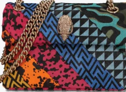 KURT GEIGER LONDON schoudertas leather mini kensington l multi