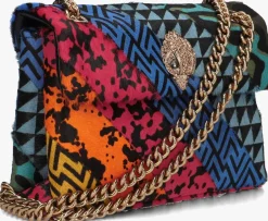KURT GEIGER LONDON schoudertas leather mini kensington l multi