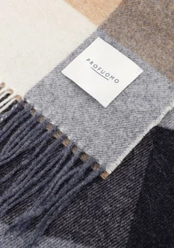 PROFUOMO sjaal scarf lambswool multi Sale