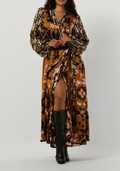 SUMMUM maxi jurk dress print long mix multi Outlet