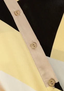 SUMMUM midi jurk dress graphic lines multi Sale