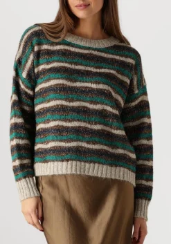 SUMMUM trui sweater colour alpaca lurex knit multi Clearance