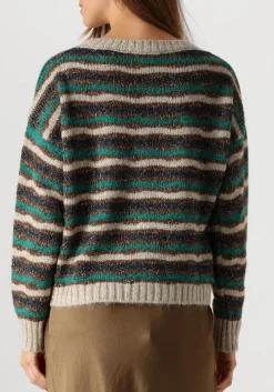 SUMMUM trui sweater colour alpaca lurex knit multi Clearance