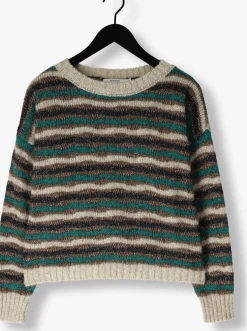 SUMMUM trui sweater colour alpaca lurex knit multi Clearance