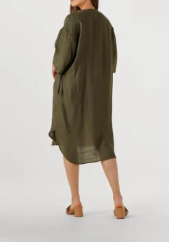 CO'COUTURE midi jurk caryncc pleat tunic dress olijf Clearance