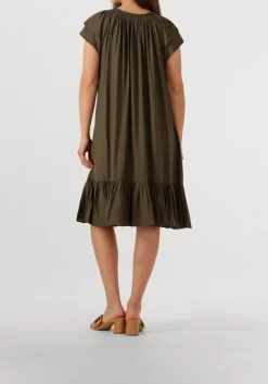 CO'COUTURE mini jurk sunrise cropped dress olijf Clearance