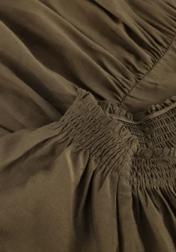 CO'COUTURE mini jurk sunrise cropped dress olijf Clearance