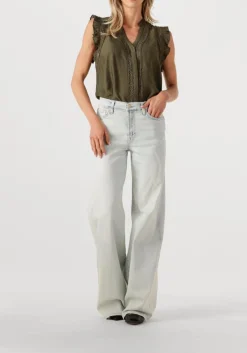 CO'COUTURE top caryncc frill top olijf Outlet