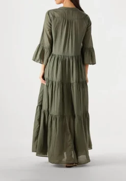 DEVOTION maxi jurk ocean olijf