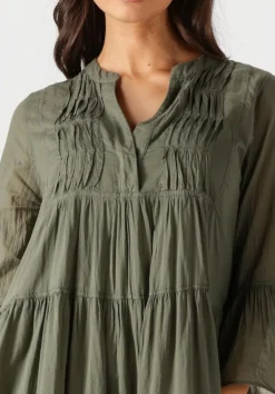 DEVOTION maxi jurk ocean olijf