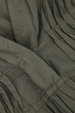 DEVOTION maxi jurk ocean olijf