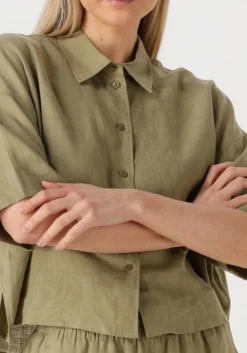 DRYKORN blouses yarika olijf Discount