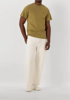 FORÉT forét t-shirt tournesol t-shirt olijf New