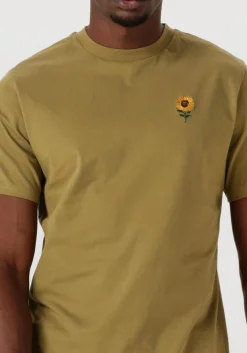 FORÉT forét t-shirt tournesol t-shirt olijf New
