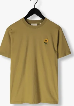 FORÉT forét t-shirt tournesol t-shirt olijf New