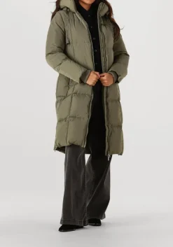 MOS MOSH gewatteerde jas nova square down coat olijf Online