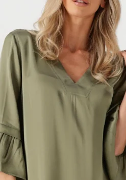 NEMA maxi jurk n141 olijf Discount