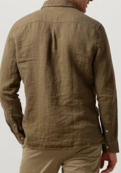 THE GOODPEOPLE casual overhemd soho olijf New