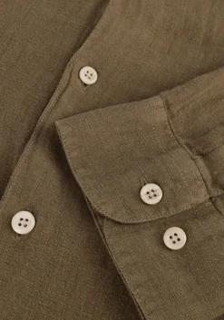 THE GOODPEOPLE casual overhemd soho olijf New