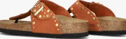 BIRKENSTOCK teenslippers gizeh rivet border oranje Clearance