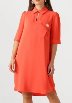 CAROLINE BISS mini jurk 1120 oranje Outlet