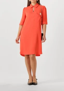 CAROLINE BISS mini jurk 1120 oranje Outlet
