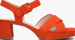 GABOR sandalen met hak 953 oranje Discount