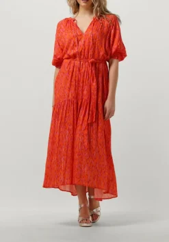 JANICE maxi jurk julian oranje Outlet