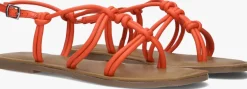 LINA LOCCHI platte sandalen l1285 oranje New