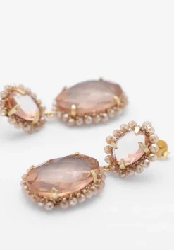 LOTT. GIOIELLI sieraad pendant earring double m oranje Outlet