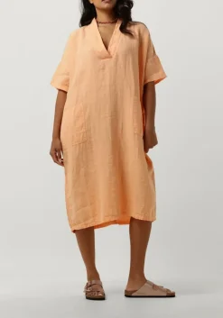 PENN & INK midi jurk s24z665ltd oranje Clearance