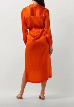 SEMICOUTURE midi jurk fillipa dress oranje Sale
