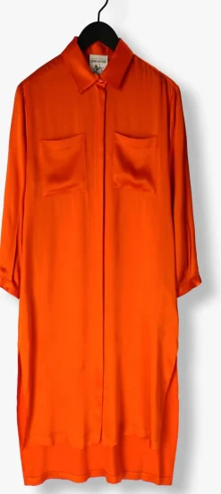 SEMICOUTURE midi jurk fillipa dress oranje Sale