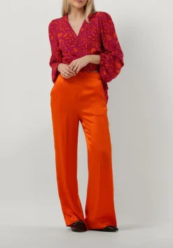 SEMICOUTURE pantalon emmerson trousers oranje Outlet