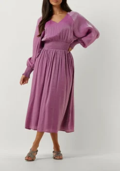 AAIKO e midi jurk remy co 319 paars Best