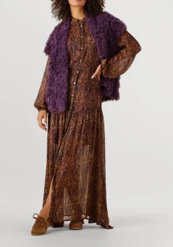 AMAYA AMSTERDAM e gilet bruna paars Sale