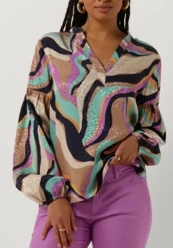 MOS MOSH e blouses nena onda blouse paars New