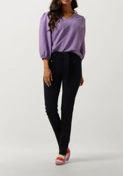 SPOOQ THE LABEL e blouses flores top paars Clearance