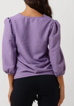 SPOOQ THE LABEL e blouses flores top paars Clearance