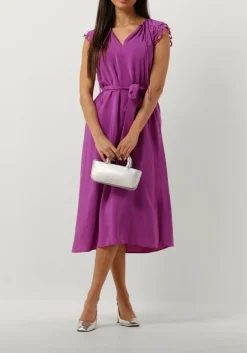 SUNCOO e midi jurk celest paars Discount